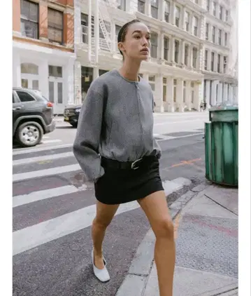 ZARA 소프트 봄버 자켓 S