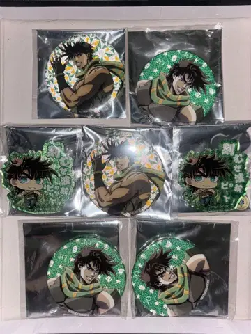 죠죠의 기묘한 모험 더 죠죠와 글리터 캔뱃지 나선 계단 죠셉 7개