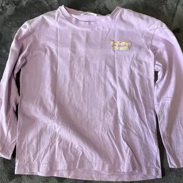 컬러풀 피치 긴팔 티셔츠