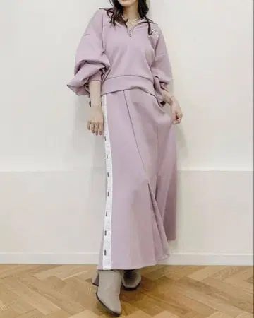 새상품급 [ FILA x dazzlin ] 콜라보 셋업 스커트