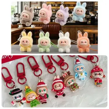 러브브 미니 키링 스트랩 8개와 7개