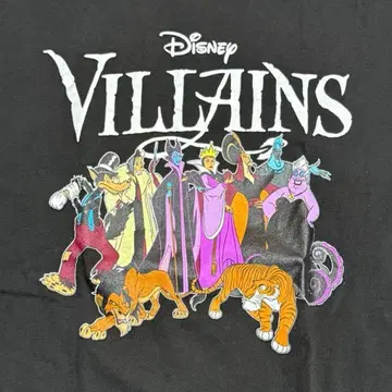 00s 디즈니 빌런즈 셔츠 L 디즈니 빌런즈
