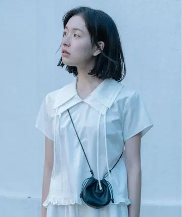 oheshio FRILL BLOUSE, WHITE