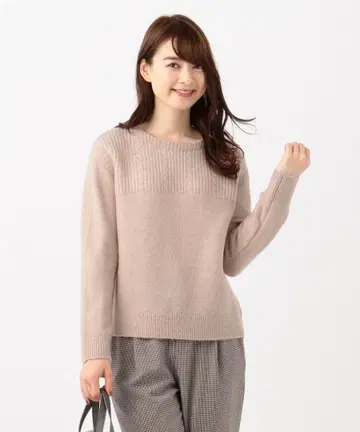 anysis [세탁 가능] 쫄깃쫄깃 케이블 니트