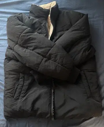 BACK NUMBER(Right-on) 다운 충전솜 블루종/리버서블