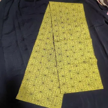 나고야 오비 마름모 무늬 직조 시크