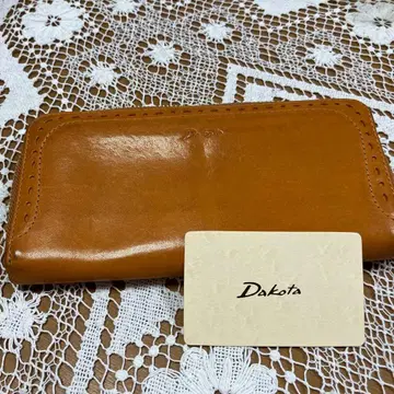 Dakota 다코타 사용하기 쉬운 브라운 가죽 장지갑
