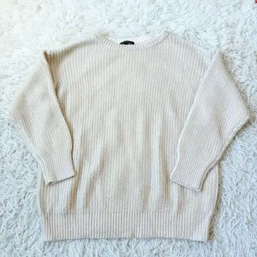 23구 44 빅 라메 페인팅 니트 스웨터