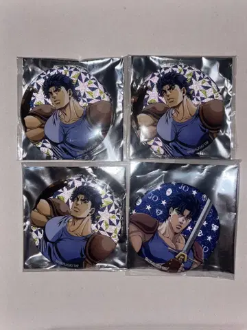 죠죠의 기묘한 모험 더 죠죠와 글리터 캔뱃지 나선형 계단 조나단 4개