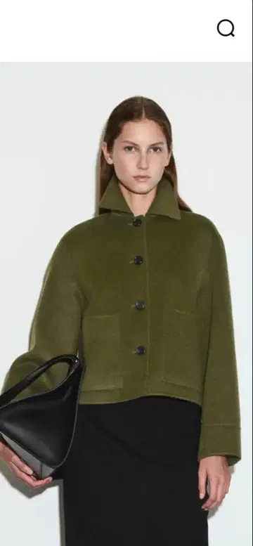 COS 올리브 그린 테일러드 자켓