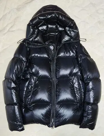 레어 XS CANADA GOOSE 크로프턴 블랙 라벨 다운