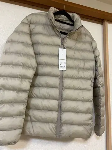 UNIQLO 새상품 퍼프 테크 자켓 베이지 M