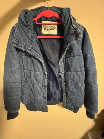 RODEO CROWNS 후드 부착 데님 자켓