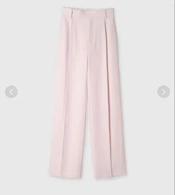 anuans 더블 새틴 스트레이트 팬츠 M