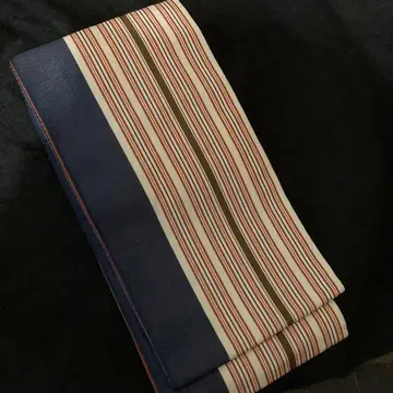 니시진 스트라이프 리버서블 반폭 오비