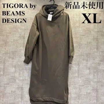 새상품 티고라 빔즈디자인 속기모 맨투맨 후드 원피스 체형 커버