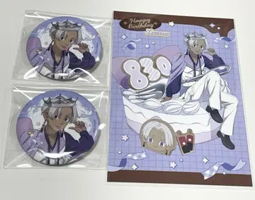 도리베 AGF 타피오카 쿠로카와 이자나 혜택 엽서 캔뱃지