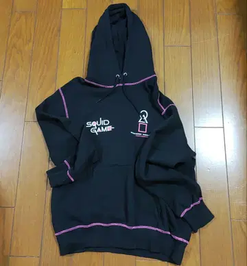 오징어 게임 후드티 블랙 GU