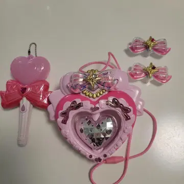 너와 아이돌 변신 아이돌 하트 브로치 & 키라키라 라이트 세트