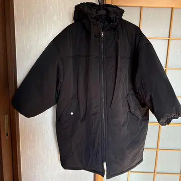 다운 코트 오버 사이즈 bohmal 볼륨 몬스터 후디 코트