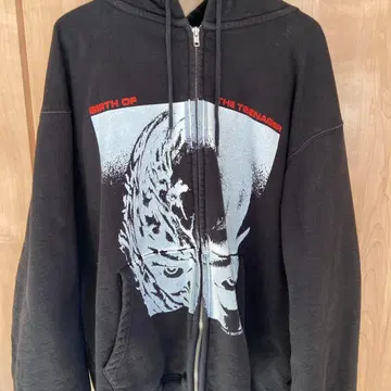 BoTT XL 집업 후디 그래픽 프린트