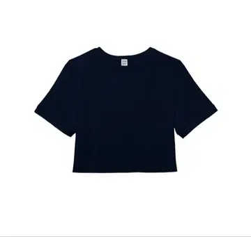 thehighlights cropped compact tee'navy