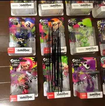 스플래툰 amiibo 피규어 세트