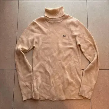 LACOSTE 아이보리 터틀넥 스웨터 42