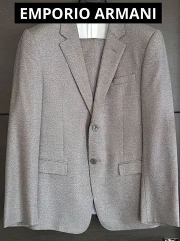 엠포리오 아르마니 이탈리아제 그레이 비즈니스 정장
