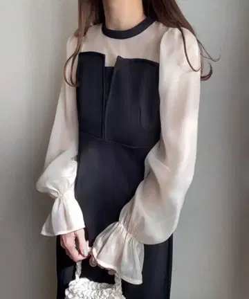 [컨디션 최상] 주노아 fillou 레이스 도킹 머메이드 원피스