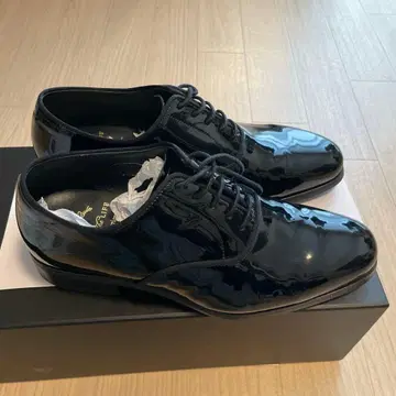 결혼식용 남성용 에나멜 신발