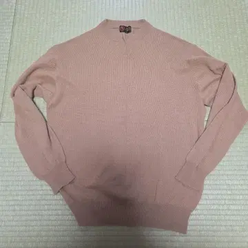 ROSSO CAVALLI 캐시미어 100 L 상당 카멜 케이블 니트