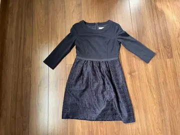 KUMIKYOKU 블랙 무릎 기장 원피스 사이즈 3