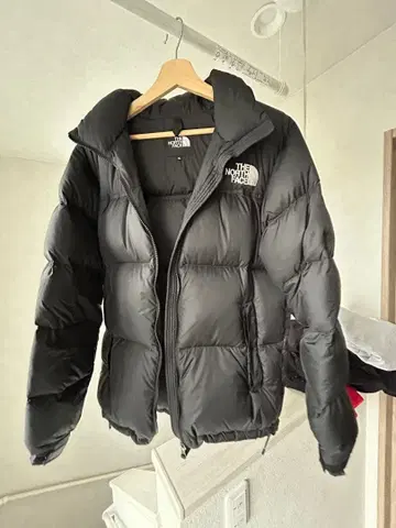 THE NORTH FACE 블랙 다운 자켓 눕시