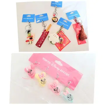 도쿄 디즈니 리조트 키체인 세트 플러스 귀찌