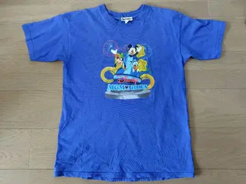 디즈니 MGM 스튜디오 T셔츠 구제 의류 블루