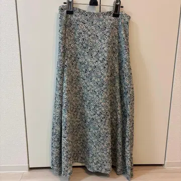 IENA 플라워 프린트 롱 스커트