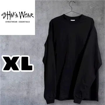 SHAKA WEAR 무지 블랙 긴팔 t셔츠 샤카웨어