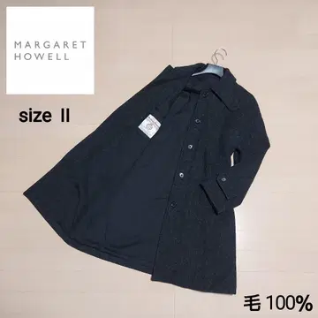 (새상품급) MARGARET HOWELL 울 트위드 코트
