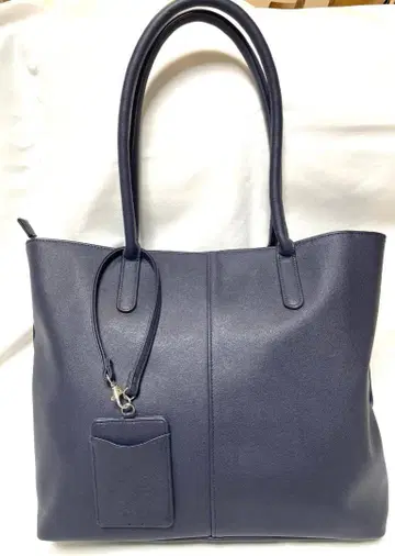 [컨디션 최상] SHIPS colors PU 토트백 네이비 쉽스