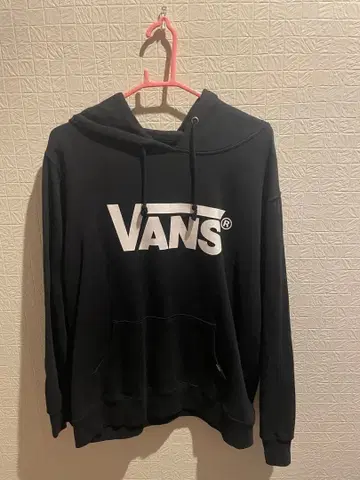 VANS 블랙 후드티 XL