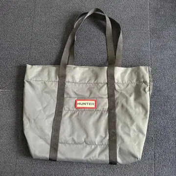 HUNTER 그레이 토트백