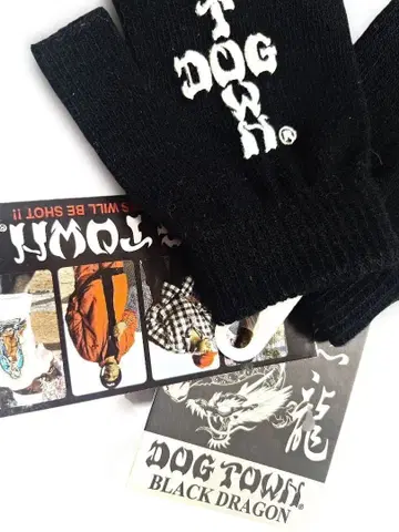 DOG TOWN BLACK DRAGON 핑거리스 장갑