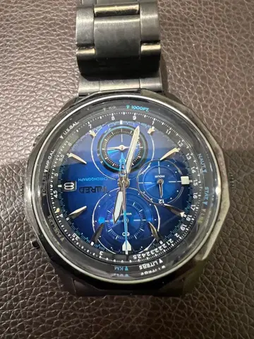 Wired 크로노그래프 손목시계 블루