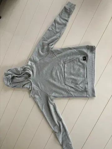 VANS 그레이 후드 부착 후드티