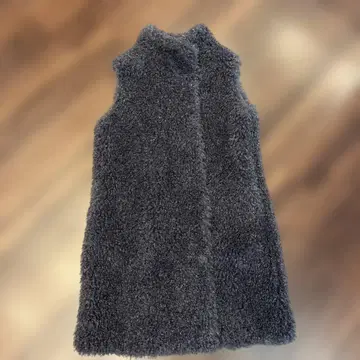 리버서블 퍼 베스트 프리 사이즈