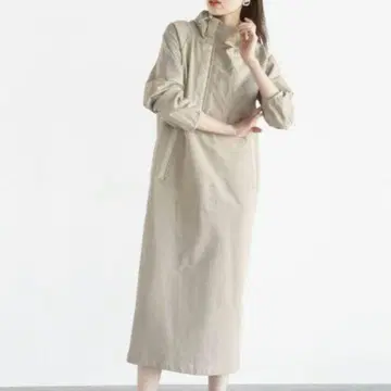 라슈드 이소재 도킹 맨투맨 원피스