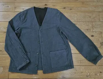 TOMORROWLAND 네이비 노카라 자켓