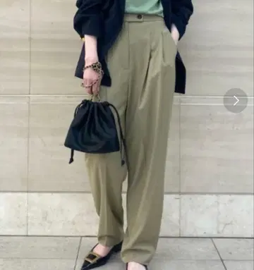 Mila Owen 3피스 센터 프레스 2턱 와이드 팬츠