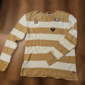 남성용 SSEINSE 센스 니트 찢김 니트 스웨터 보더 이탈리아